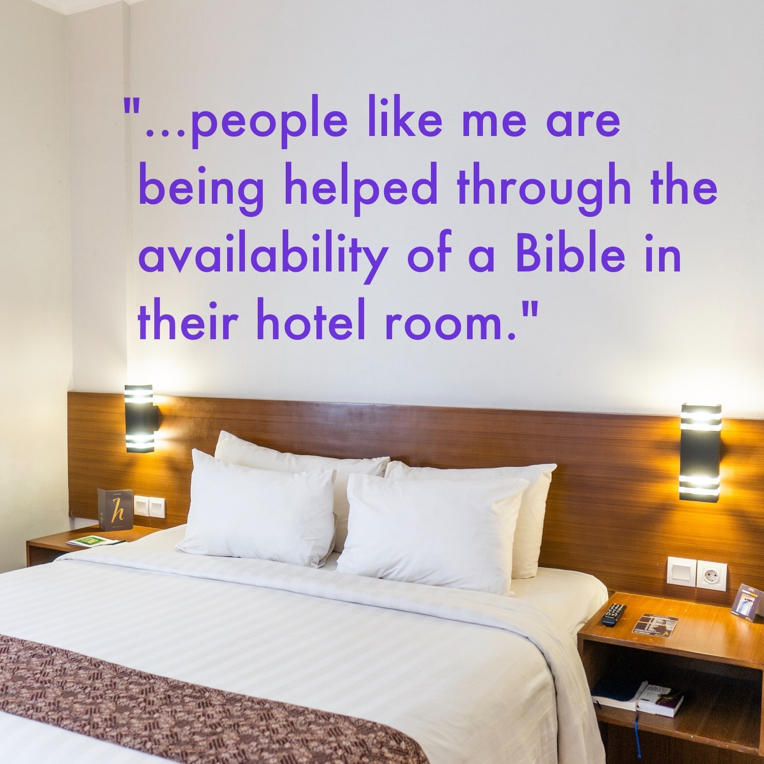 Bibles for Hotels