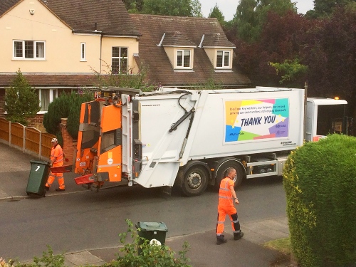 Good News For Everyone - Bin Men given Key Worker Testaments